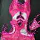 Hot Pink Camouflage One-Piece Exotic Dancer Outfit