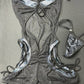 Black Mesh/Spandex One-Piece Romper Lingerie Outfit