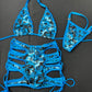 Exotic Dance Wear Two-Piece Outfit Sensual Black/Hot Pink