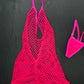 Fishnet One-Piece Lingerie Outfit