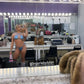 Metallic Baby Blue Two-Piece Bikini Outfit Exotic Dancer Lingerie