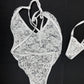 White Lace Sequins One-Piece Lingerie