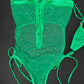 Kelly Green/Hunter Green Sparkle Mesh One-Piece Lingerie Outfit