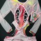 Baby Pink/Fish Scale One-Piece Bartender Outfit