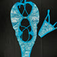 Mystic Blue One-Piece Exotic Dance Wear Outfit