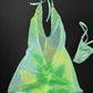 Ombré Green/Yellow Mesh/Mint Trim One-Piece Lingerie Outfit