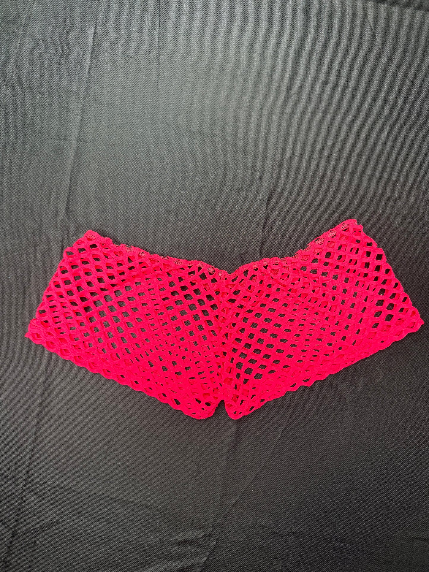 Cheetah Print/Hot Pink Fishnet Spandex One-Piece Hot Pink Fishnet Shorts Three-Piece Lingerie Outfit