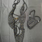 One-Piece Sparkle Mesh Exotic Dancer Outfits