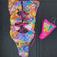 Rainbow Designer One-Piece Lingerie Outfit