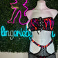 Black Two-Piece Stripper Outfit