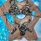 Exotic Dance Wear Lace Romper - Alluring Stripper Attire