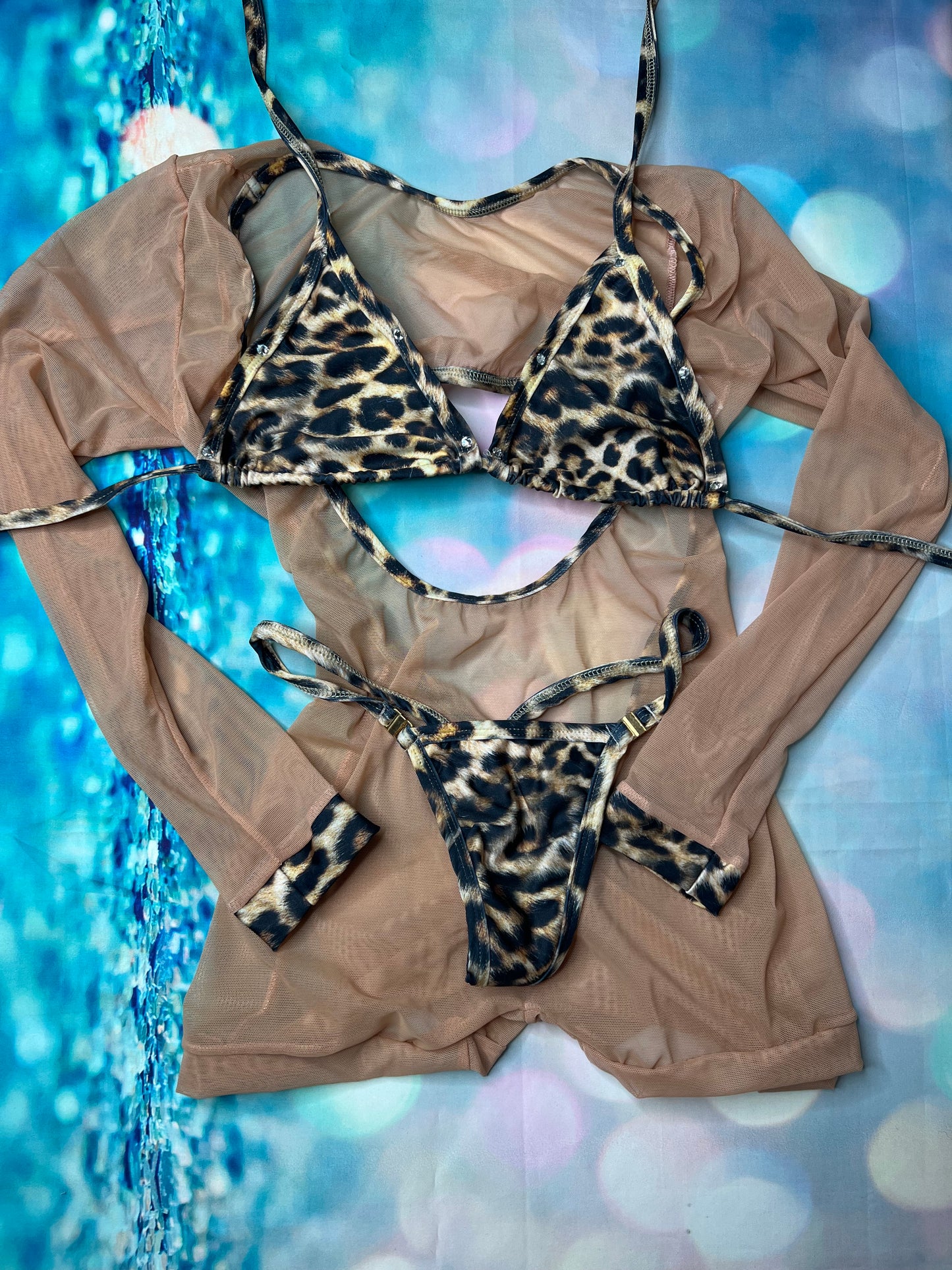 Exotic Dance Wear Lace Romper - Alluring Stripper Attire