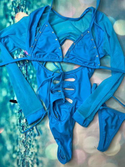 Exotic Dance Wear Leotard Outfits - Sensational Stripper Attire