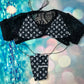 Sensational Exotic Dance Wear Lace Three-Piece Outfit Sets