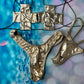 Exotic Dance Wear High Waisted Thong/Star Top