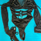 Leotard Bikini Black Long Sleeve Exotic Dance Wear Outfit