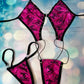 Hot Pink Sling Shot One-Piece Outfit Exotic Dance Wear Premium