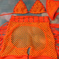 Fishnet Two-Piece Exotic Dance Wear Bikini Top & Chaps Stunning 