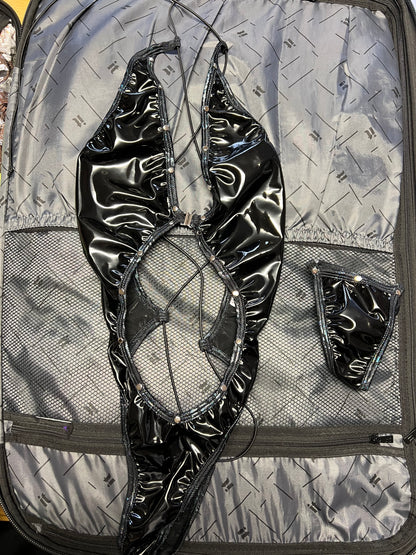 One-Piece Multi Color/Fabric Lingerie Outfit Exotic Dance Wear
