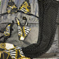 Black/Gold Fishnet Lingerie Leg Outfit Exotic Dance Wear