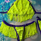 Exotic Dance Wear Fringe Bikini Top & Thong - Lingeriebydylan