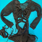 One-Piece Premium Black Fishnet Exotic Dance Wear Outfit