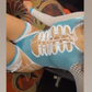 Dazzling White/Silver Fishnet & Baby-Blue One-Piece Exotic Dance