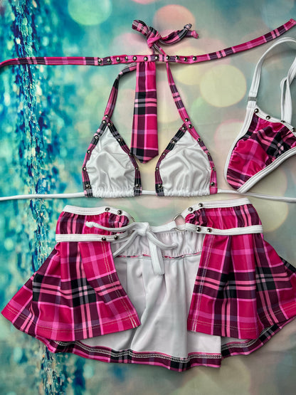 Mesmerizing Exotic Dance Wear & School Girl Skirt Outfits