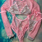 Exotic Dance Wear Leotard Bartender Outfit - LingerieByDylan