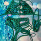 Exotic Dance Wear Two-Piece Outfit Set | Bold Dancer's Lingerie 