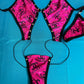 Hot Pink Sling Shot One-Piece Outfit Exotic Dance Wear Premium