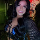Black Exotic Dance Wear Lightning Print One-Piece Outfit