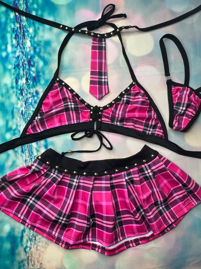 Mesmerizing Exotic Dance Wear & School Girl Skirt Outfits