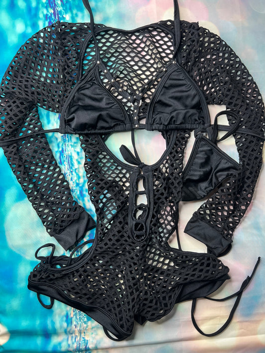 Exotic Dance Wear Bartender Romper | Premium Stripper Outfit - LingerieByDylan