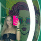 Pink Shimmer Exotic Dance Wear Two-Piece Outfit Stripper