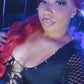 One-Piece Premium Black Fishnet Exotic Dance Wear Outfit